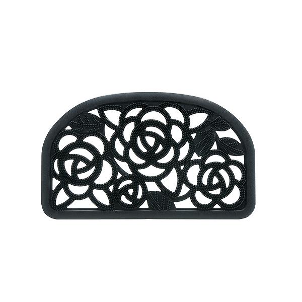 Richell/リッチェル　玄関ラバーマットSS 【玄関マット】　ローズ柄