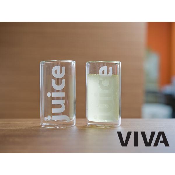 VIVA/ビバ　クラッシック ジュース ダブルウォールグラス 2個セット【グラス/タンブラー】（V2...