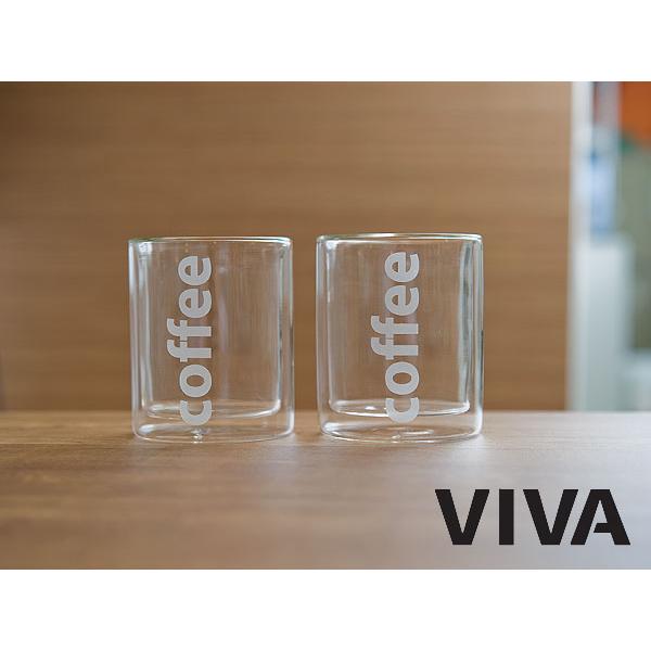 VIVA/ビバ　クラッシック コーヒー ダブルウォールグラス 2個セット【グラス/タンブラー】（V2...