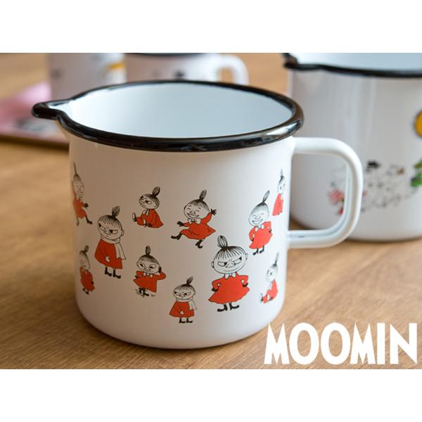 ムーミン ホーロー製ジャグ 800mL （1701-080-19）＜リトルミィ（ホワイト）＞【MOO...