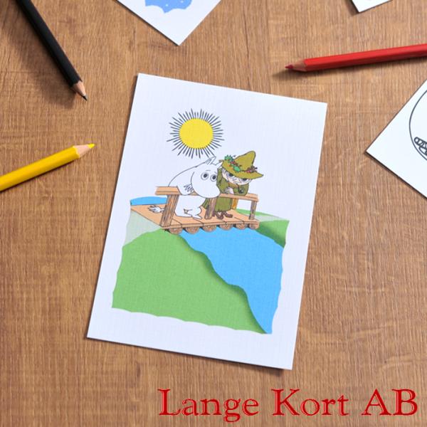 ラングアート ムーミン ポストカード ( M1063 ) GIFTCARD Lange Kort M...