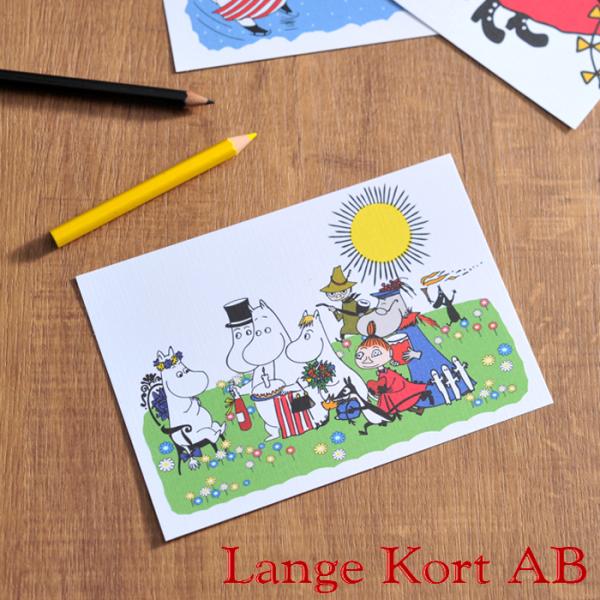ラングアート ムーミン ポストカード 誕生会 ( M1066 ) GIFTCARD Lange Ko...
