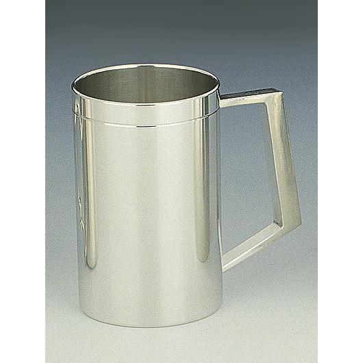 [ 送料無料 ] 大阪錫器 ジョッキ 寸胴 [ 桐箱入り ] 320mL