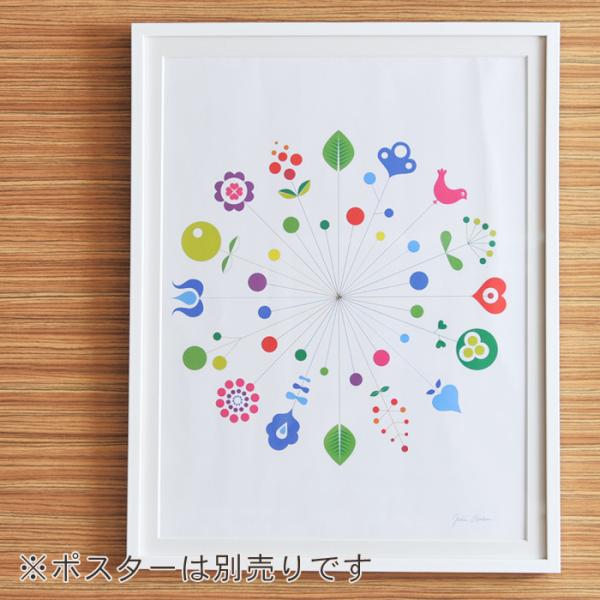 ポスターフレーム 《紙マット付き》 【額縁】＜半切/ホワイト＞