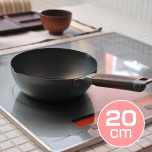 下村企販 窒化加工 鉄深型いため鍋 20cm （ 35290 ）シモムラ IH対応｜kitchen