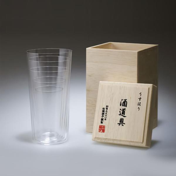 松徳硝子 うすはり 酒道具 タンブラー 5種セット 木箱入り