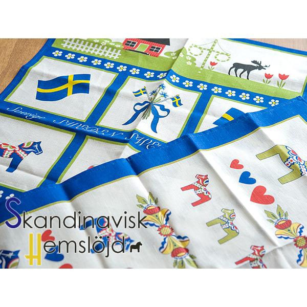[ 3点までメール便可 ] Skandinavisk Hemslojd ヘムスロイド キッチンタオル