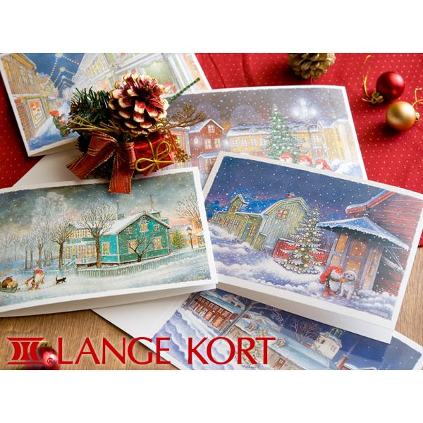 【メール便可能】北欧 スウェーデン クリスマスカード Lange Kort ラングアート クリスマス...