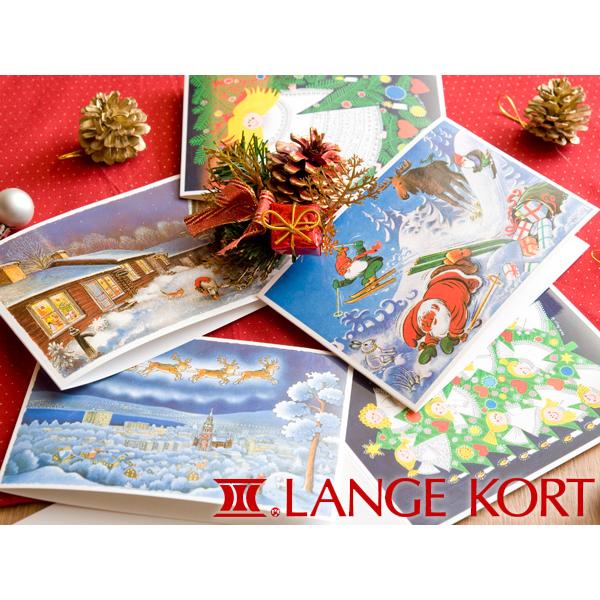 【メール便可能】北欧 スウェーデン クリスマスカード Lange Kort ラングアート クリスマス...