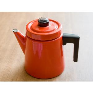 ARABIA（アラビア） フィネル コーヒー ポット レッド アンティ