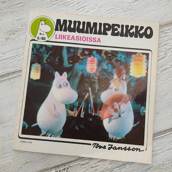 ムーミン ヴィンテージ コミックス 05 1980年 フィンランド語版 LIKEASIOISSA（裏...