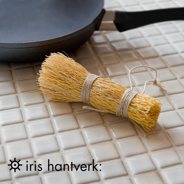 iris hantverk/イリスハントバーク　鍋洗い 【ブラシ/こげ落し/たわし】 エニシダ