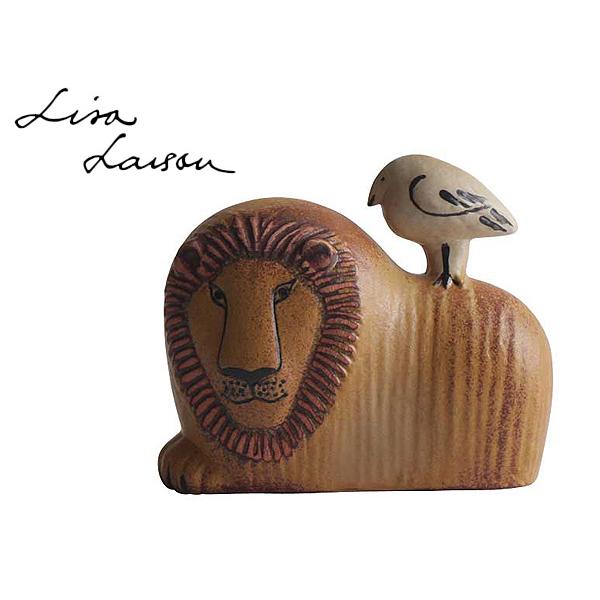 Lisa larson/リサ・ラーソン　Lion with Bird ライオンと鳥 【AFRICA/...
