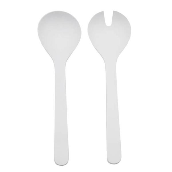 工房アイザワ WHITE ＆ BLACK サラダサービスS・Fセット WH (2945) 送料無料