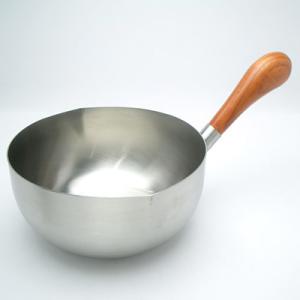 工房アイザワ 両口付 ミルクパン 木柄手造 150mm (1903) 送料無料