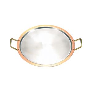 工房アイザワ 純銅製 カッパープレート 丸 (70072) 送料無料