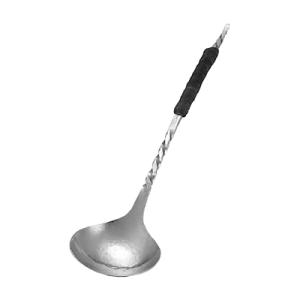 工房アイザワ 銀器 純銀打出丸杓子 おげび蔓巻柄 送料無料