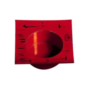 工房アイザワ 純銅 本漆純銅木彫文 本うるし銅 小皿深型・灰落 (1382) 送料無料