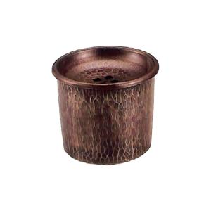 工房アイザワ 生地色茶器 化粧箱 鎚目文 建水筒型 中 生地色 (82-K) 送料無料