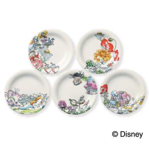 ふしぎの国のアリス 小皿5Pセット 〈52169〉 D-AL13 食器 プレート