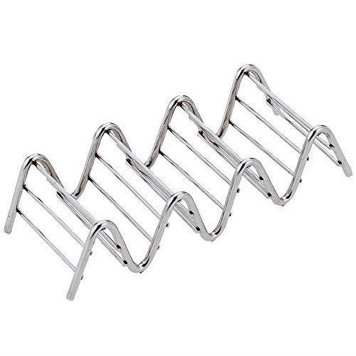 三宝産業 タコスラック シルバー 18.5×6.5×H4.5cm タコスホルダー ワイヤー 3 03...