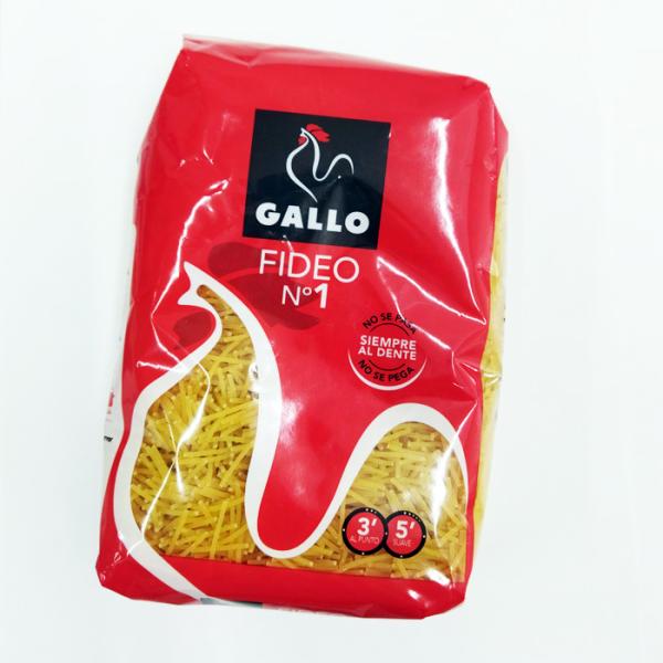 ショートパスタ 細麺 GALLO FIDEO No.1 450g フィデオ カベージョ フィデオス ...