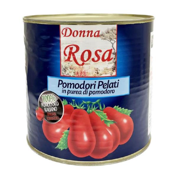 ドンナローザ ホールトマト ハイブリックス  (塩入り) 2.55kg