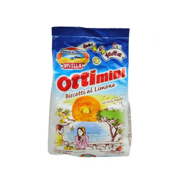 DIVELLA （ ディベラ） レモンクッキー ( オッティーミニ アル リモーネ ) 400g