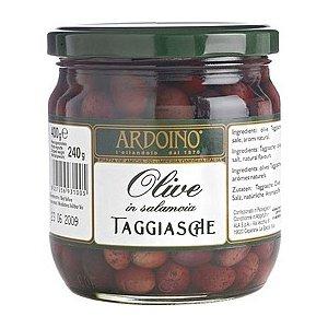 アルドイノ ブラックオリーブ リグーリア産 塩水漬け"タジャスカ" 400g
