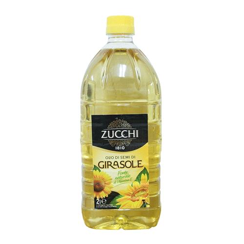 【箱入りセットでお買い得】 ZUCCHI ズッキ社 ひまわり油 オーリオ ディ ジラソーレ 2L P...
