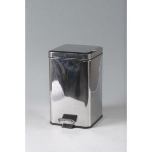 ステンレス　スクエアペダルペール 6L（78450）