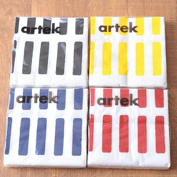 アルテック シエナ ペーパーナプキン 24×24cm 選べる4色 【 北欧 artek Artek ...