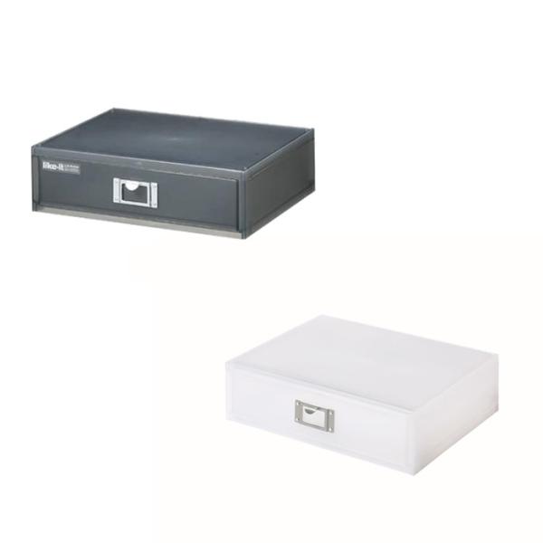 吉川国工業　卓上収納 収納ボックス A4ファイルユニット 横型 ライフモジュール