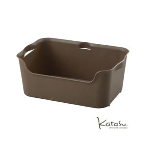 収納ボックスＫａｔａｓｕ（カタス）　ハコ　Ｍ　ブラウン　カラーボックス