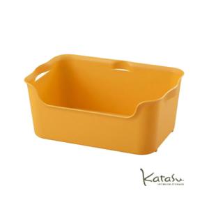 収納ボックスＫａｔａｓｕ（カタス）　ハコ　Ｍ　イエロー　カラーボックス