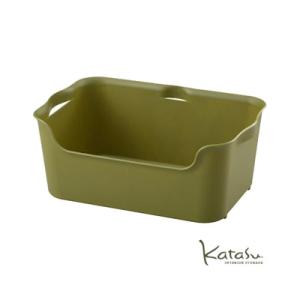 収納ボックスＫａｔａｓｕ（カタス）　ハコ　Ｍ　グリーン　カラーボックス