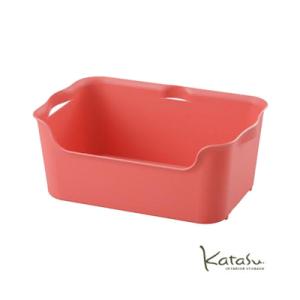 収納ボックスＫａｔａｓｕ（カタス）　ハコ　Ｍ　ピンク　カラーボックス