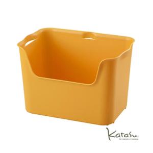 収納ボックスＫａｔａｓｕ（カタス）　ハコ　Ｌ　イエロー　カラーボックス