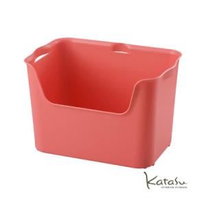 収納ボックスＫａｔａｓｕ（カタス）　ハコ　Ｌ　ピンク　カラーボックス