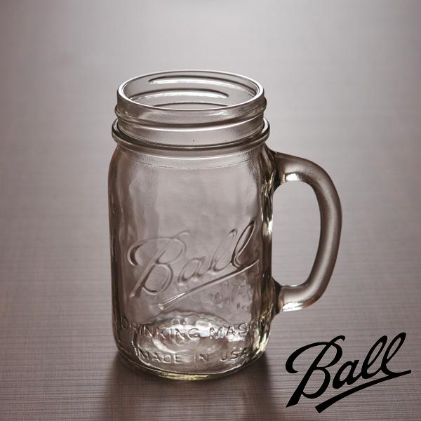 Ball メイソンジャー レギュラーマウス ドリンキングマグ シングル クリア 16oz 480mL...