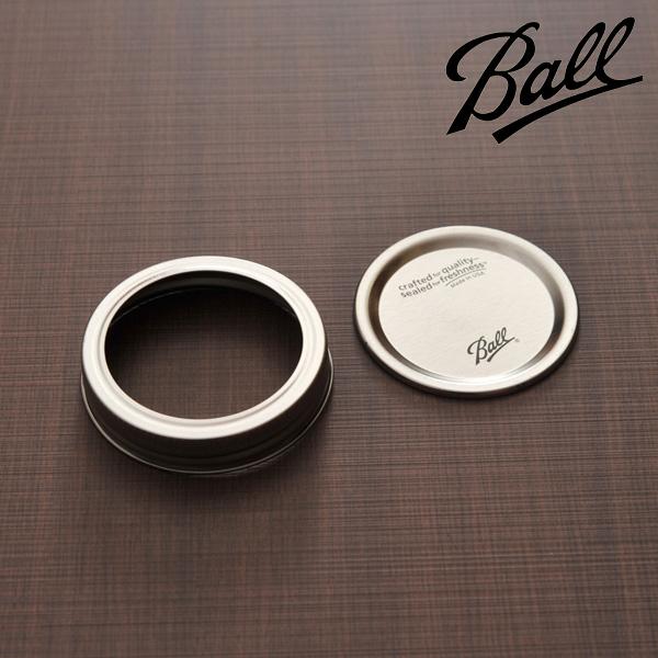 Ball メイソンジャー レギュラーマウス用 替え蓋 （ 蓋&amp;バンド ） （30000）