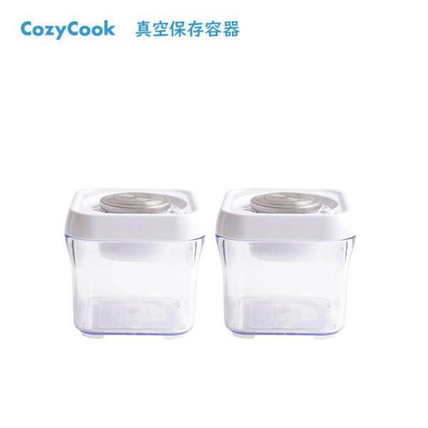 【送料無料】【今なら2個セットでお得！】真空保存容器 コージークック ポンプフレッシュ 400mL