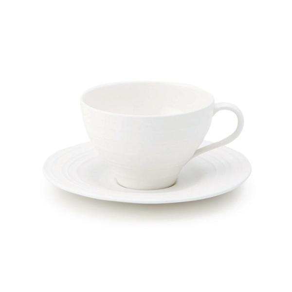 丸利玉樹利喜蔵商店 スワール カップ＆ソーサー ＜ ホワイト ＞ （ T-771105 ） 【 MI...