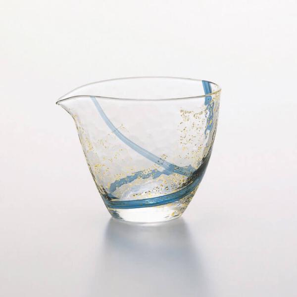 江戸硝子 八千代窯 63700 片口 300ml 【 佐々木ガラス 酒器 鉢 硝子 銚子 ハンドメイ...