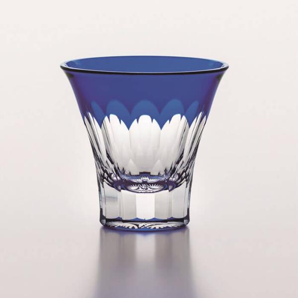 八千代切子 LS19759SULM-C694-S2 杯 ( 笹の葉柄 ) 85ml 【 佐々木ガラス...