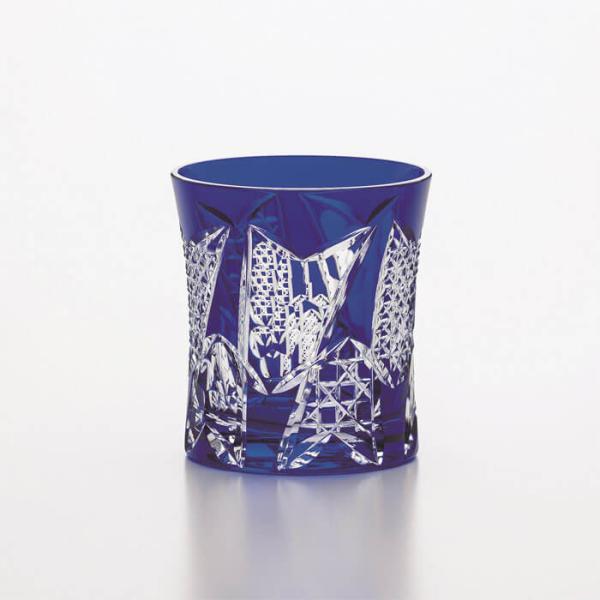 八千代切子 LS19590SULM-C680 タンブラー (矢絣柄やがすりがら) 280ml【 佐々...