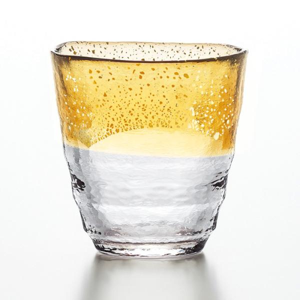 お湯わり焼酎ぐらす (琥珀・金箔) 300ml 42130TS-G-WGAB 【 佐々木ガラス 和が...