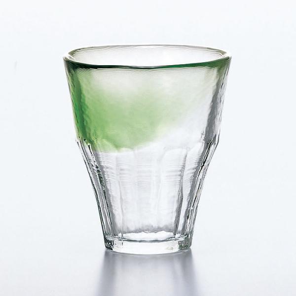 お湯わり焼酎ぐらす ( 緑 ) 340ml 42110TS-WHDG 【 佐々木ガラス 和がらす温 ...