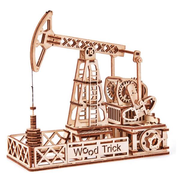 Woodtrick ウッドトリック 油田採掘機 木製3Dパズル Oil derrick