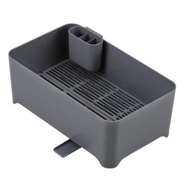 和平フレイズ YOHAKU ヨハク 洗い桶になる水切りケース ライトグレー MG-0312 水切りラ...